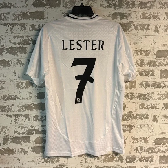 NEW - Adidas White Real Madrid Lester Home Jersey 24/25 - Medium #7